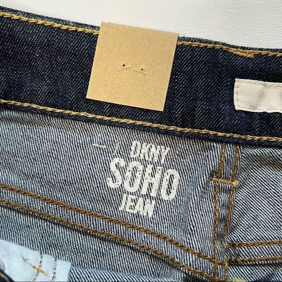 DKNY | NWT Hi Rise Dark Denim BootCut Jeans 14 Tall - Picture 6 of 10